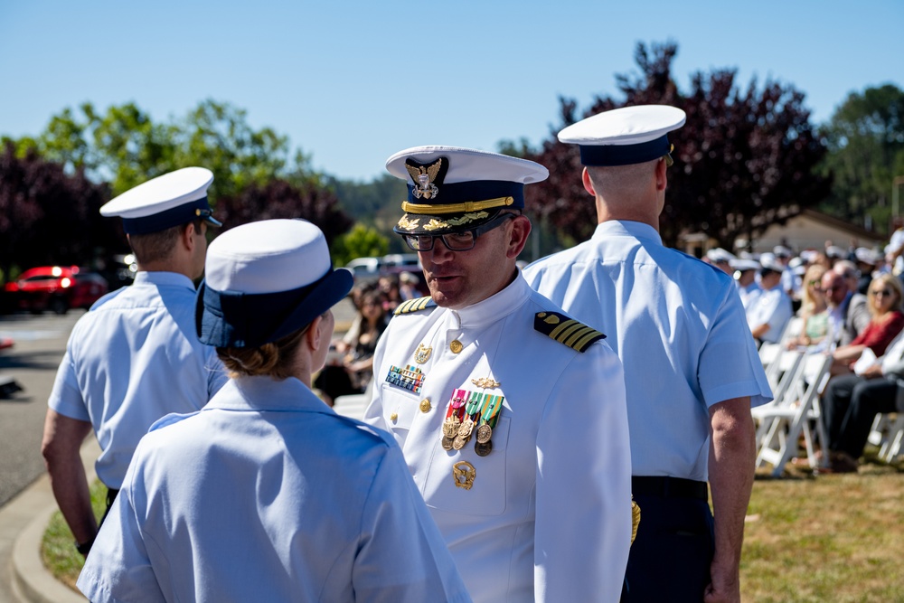 Coast Guard Training Center Petaluma holds change of command ceremony