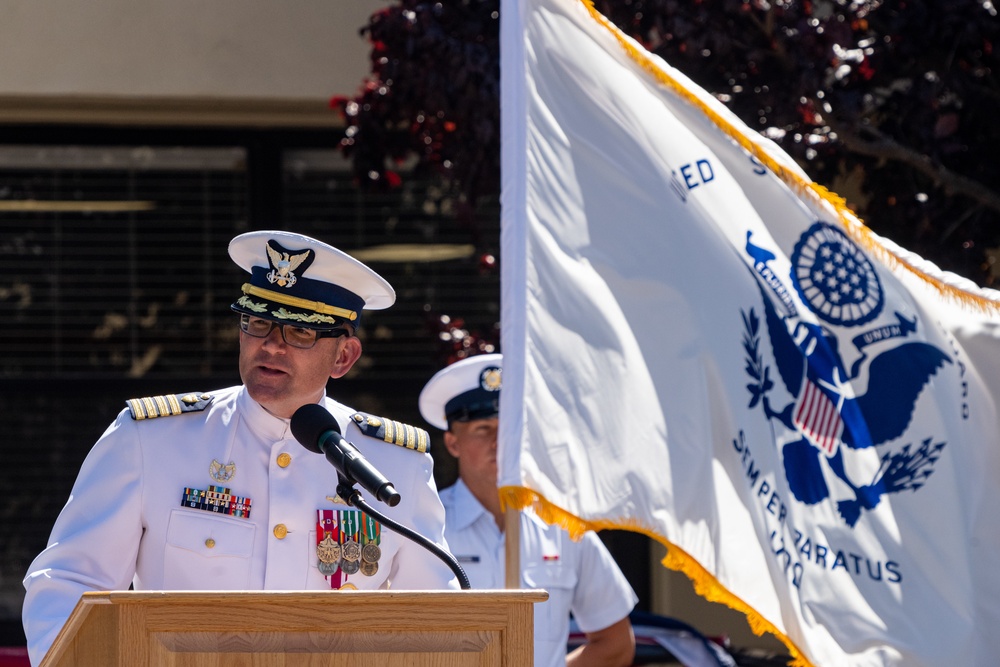 Coast Guard Training Center Petaluma holds change of command ceremony