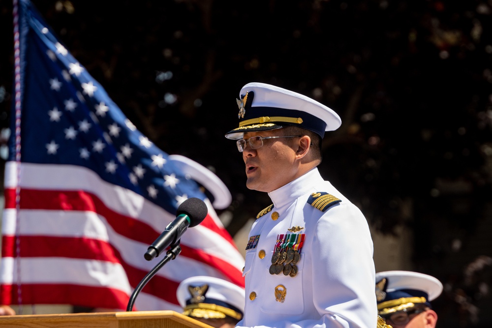 Coast Guard Training Center Petaluma holds change of command ceremony