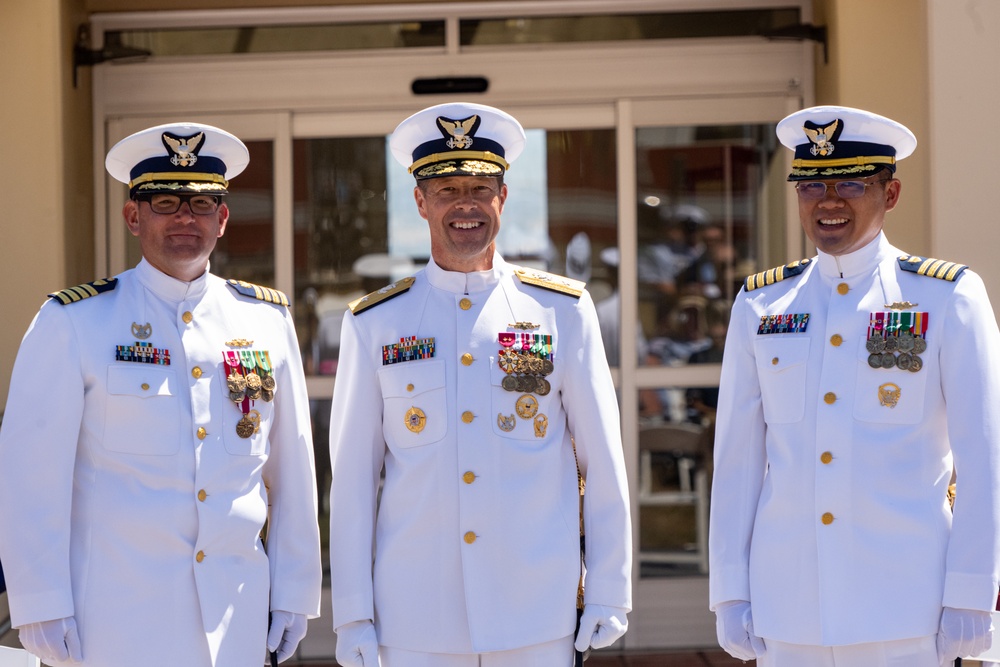 Coast Guard Training Center Petaluma holds change of command ceremony