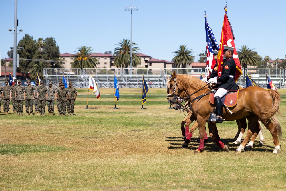 1st Network Battalion holds change of command ceremony