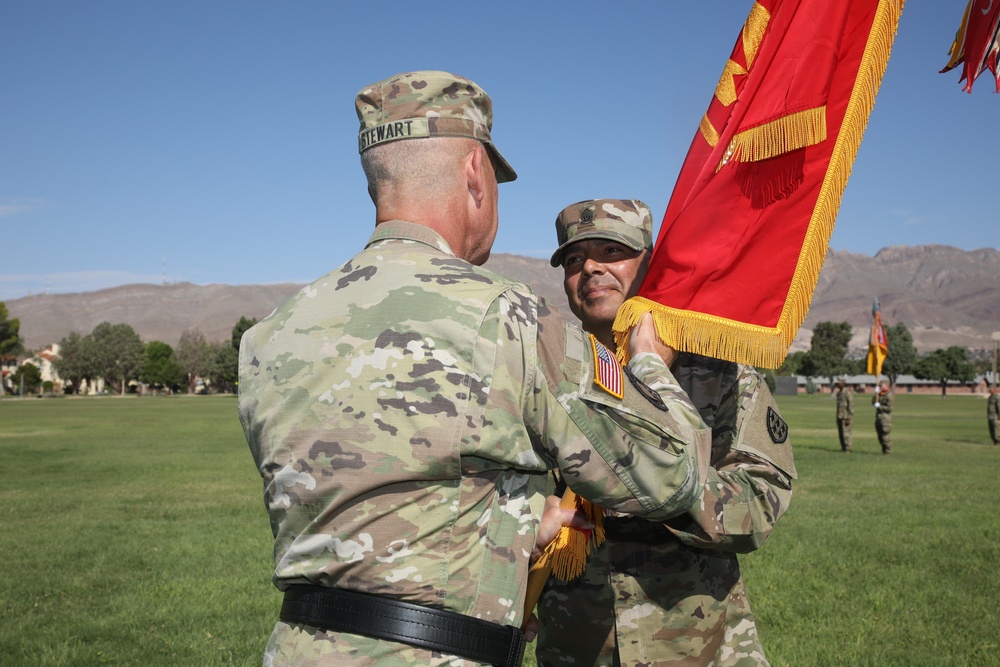 32d AAMDC Change of Responsibility Welcomes New CSM, Bids Farewell to Former