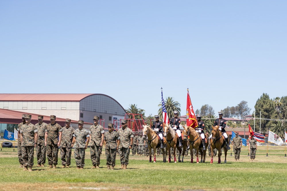 1st Network Battalion holds change of command ceremony