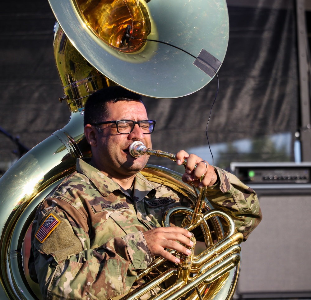 34th Army Band performs at Camp Dodge Concert Series