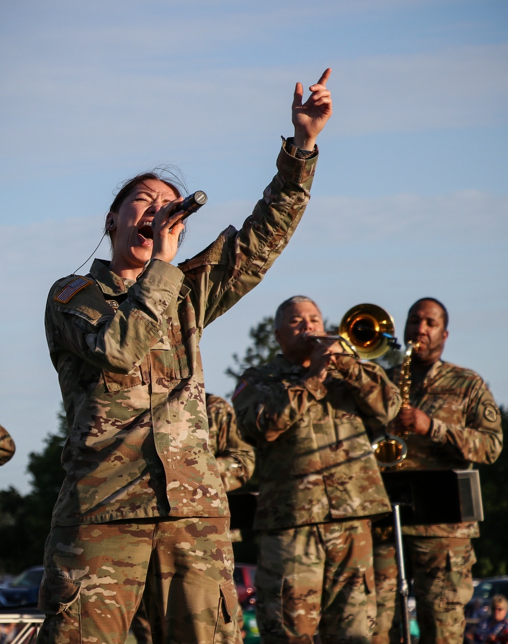 34th Army Band performs at Camp Dodge Concert Series