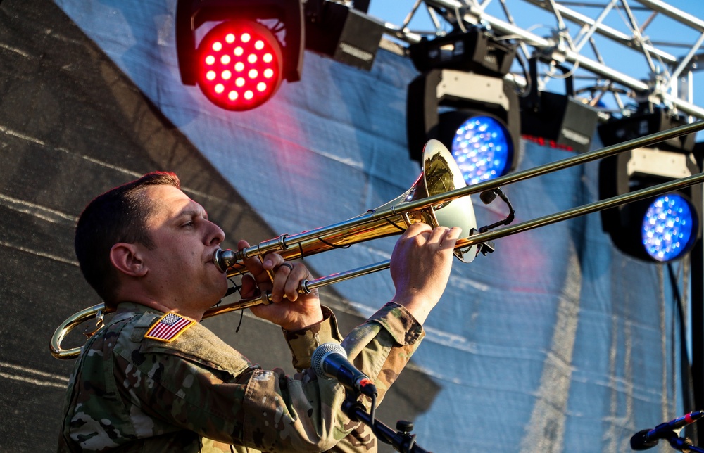 34th Army Band performs at Camp Dodge Concert Series