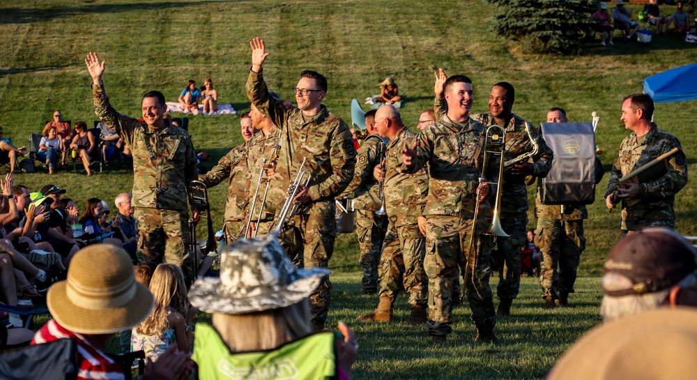 DVIDS Images 34th Army Band performs at Camp Dodge Concert Series