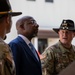 US Senator Raphael Warnock visits Fort Stewart