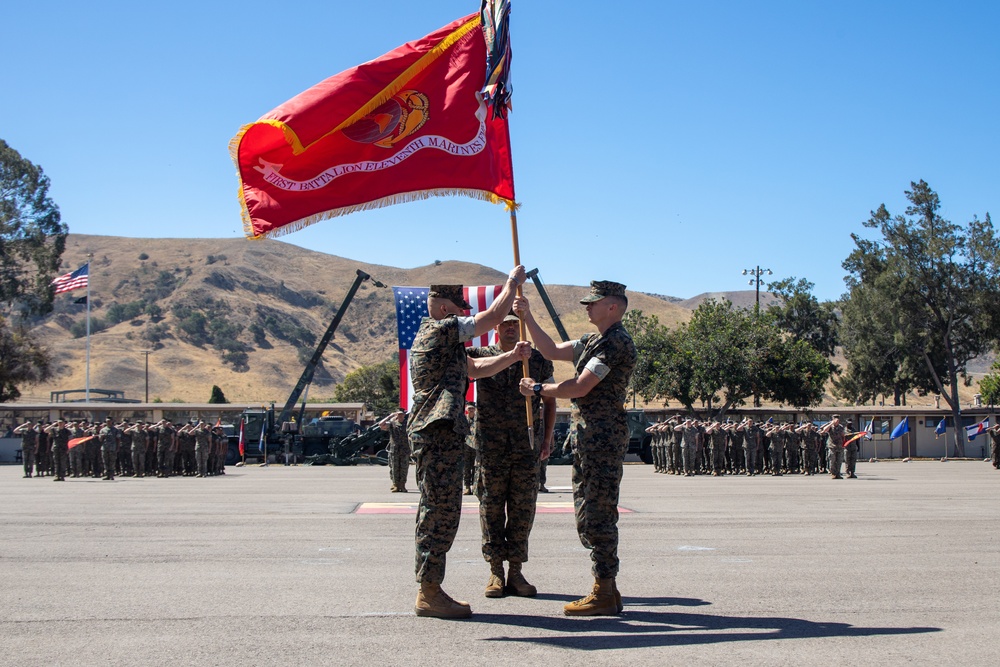 1st Battalion 11th Marine Regiment Change of Command Ceremony