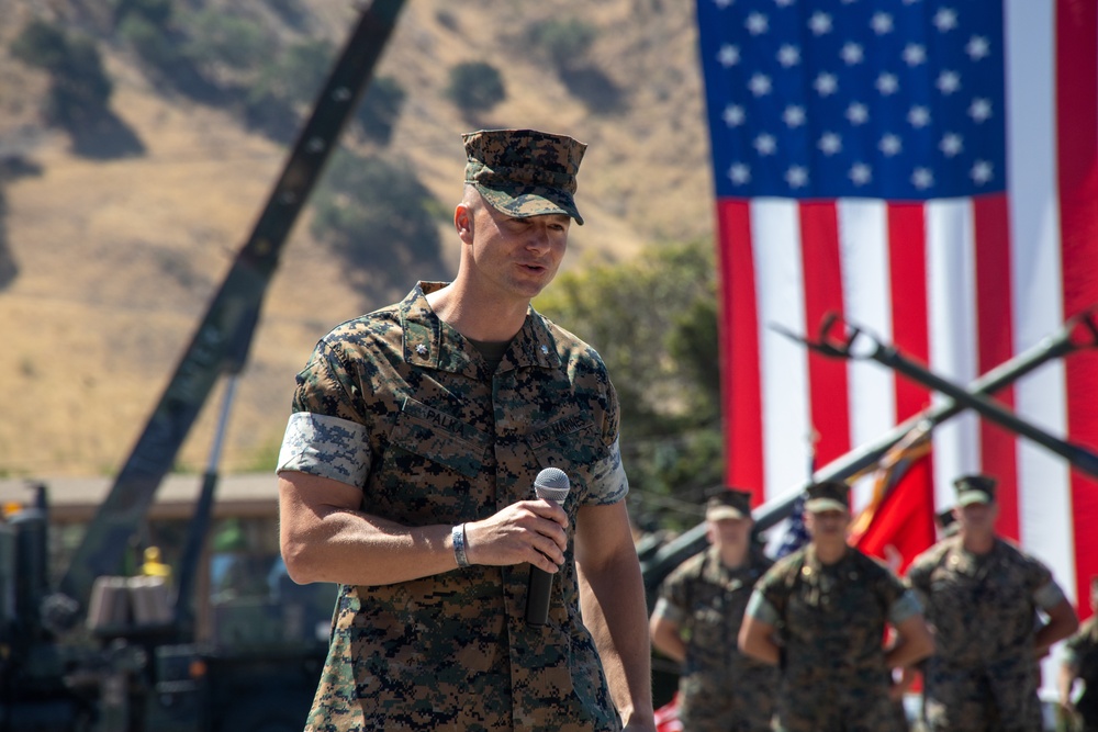 1st Battalion 11th Marine Regiment Change of Command Ceremony