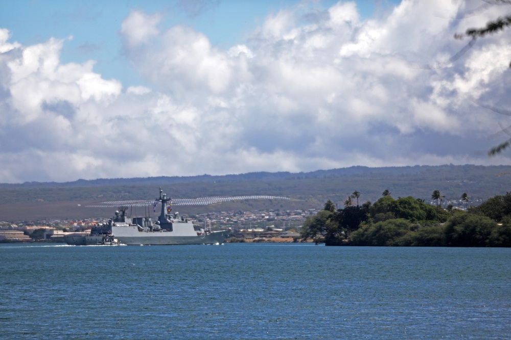 ROK Ships Arrive for RIMPAC 22