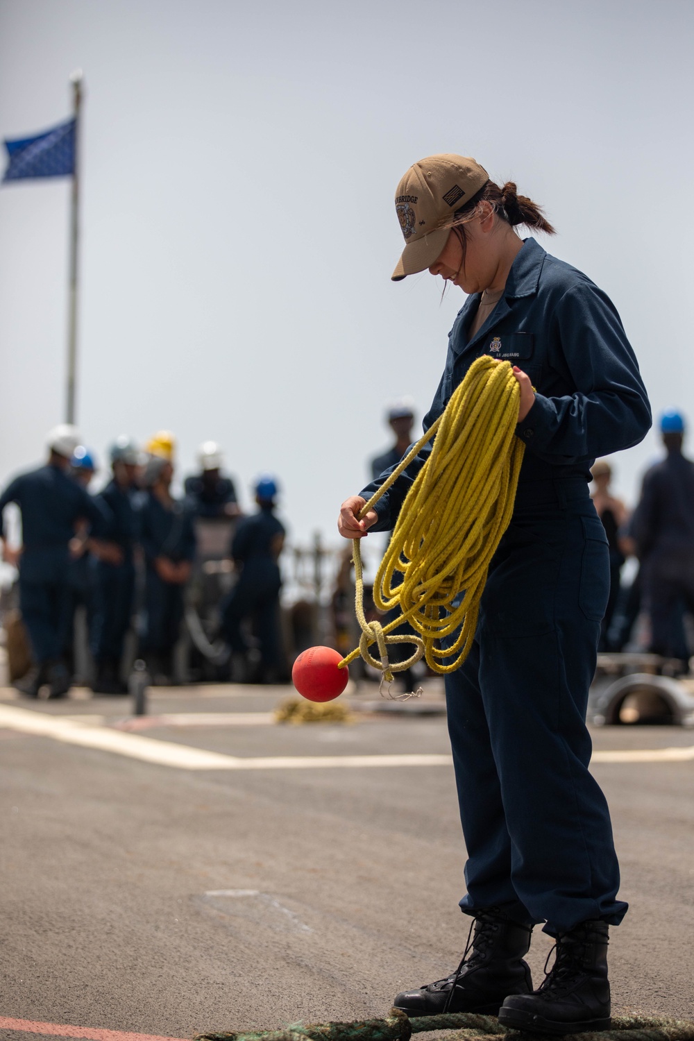 The USS Bainbridge is on a scheduled deployment in the U.S. Naval Forces Europe area of operations, employed by U.S. Sixth Fleet to defend U.S., Allied and Partner interests.