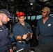 USS Cole Underway with Italian Naval Liasion Officers