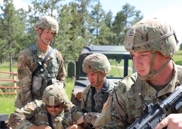 1245th Transportation Co, Mount Training - Golden Coyote