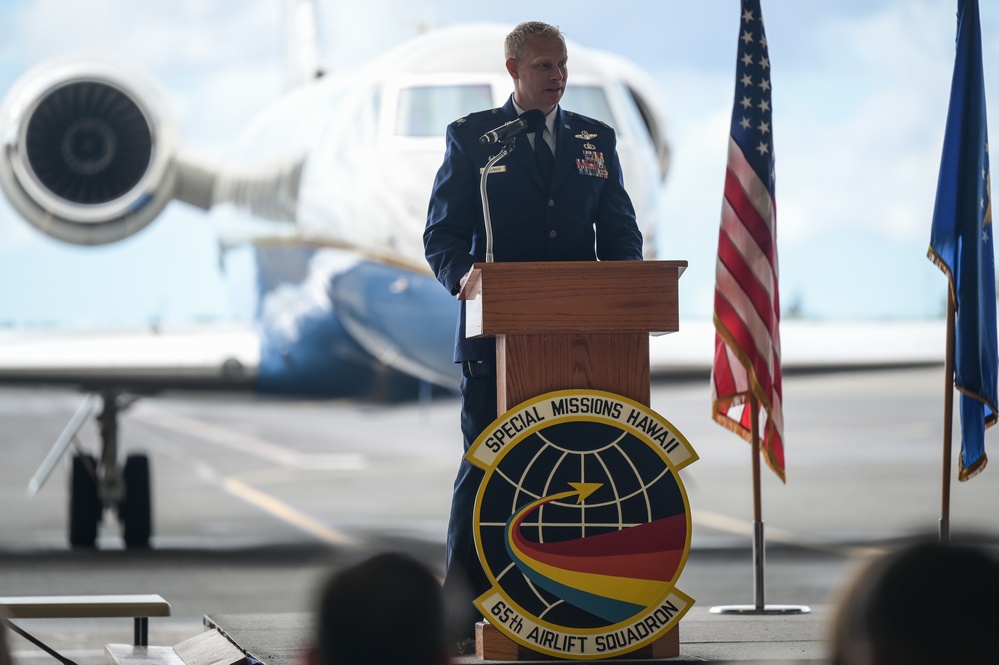 65th AS Change of Command