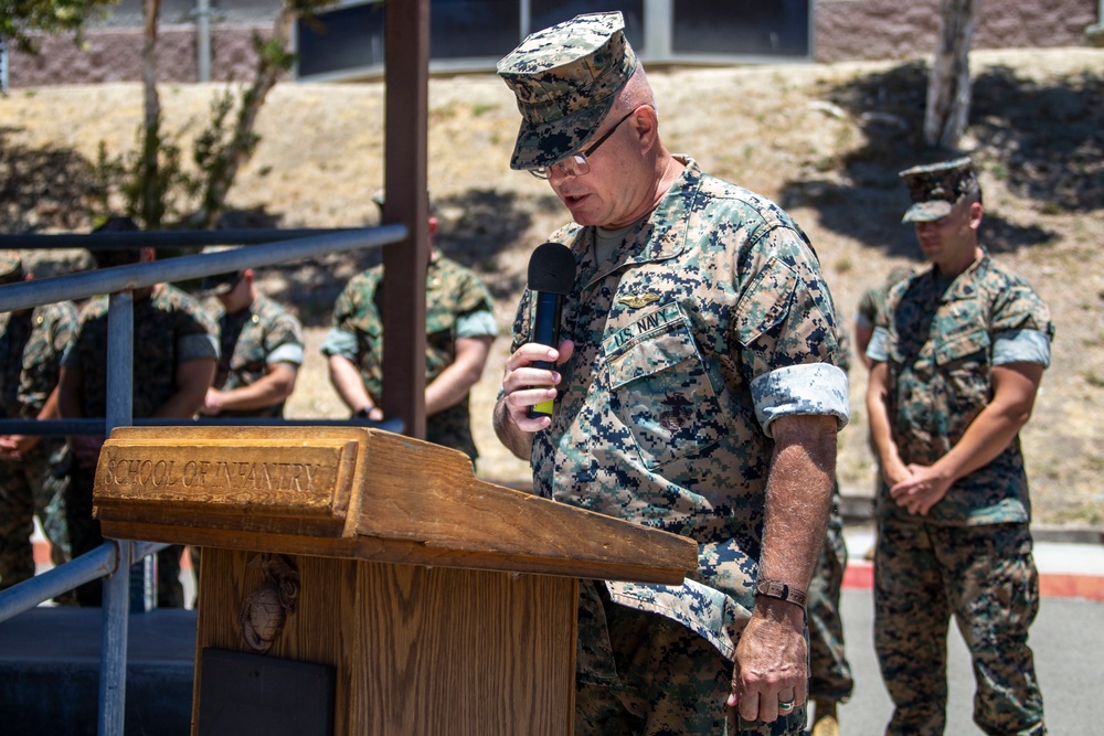 SOI-West holds change of command ceremony