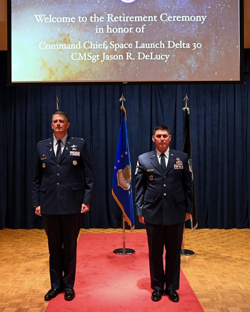 Chief Master Sgt. Jason DeLucy's Retirement Ceremony