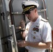 Rear Admiral Brian Davies Visits USS Gravely