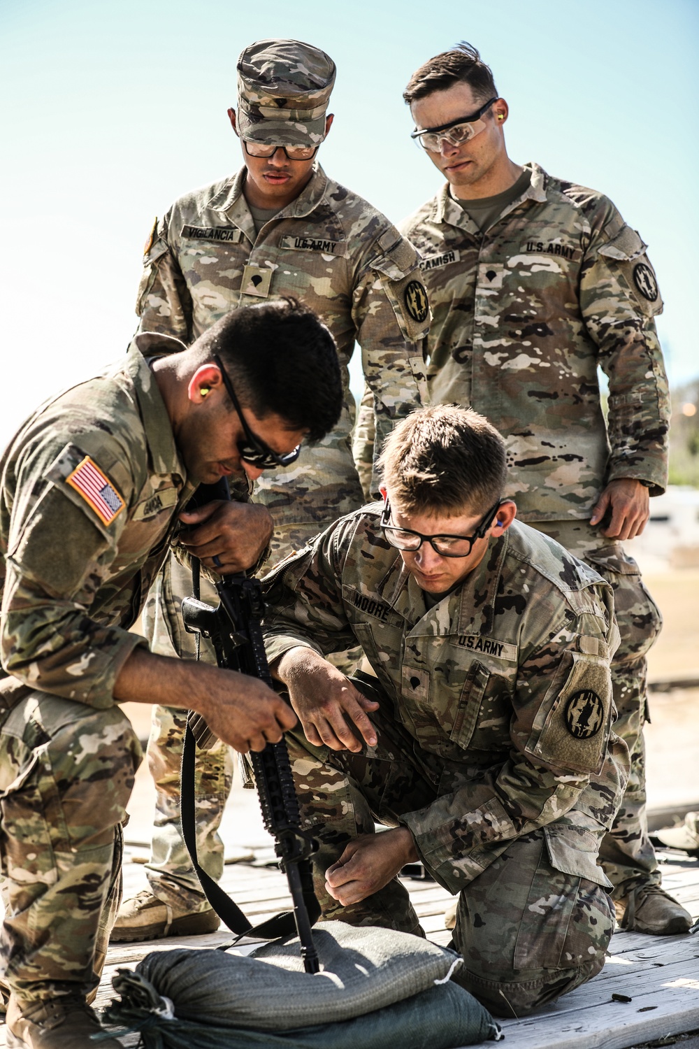 Soldiers compete in the III Armored Corps Best Squad Competition 2022