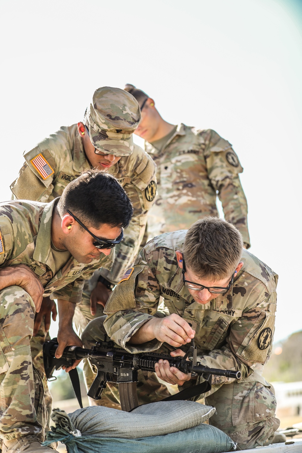 Soldiers compete in the III Armored Corps Best Squad Competition 2022