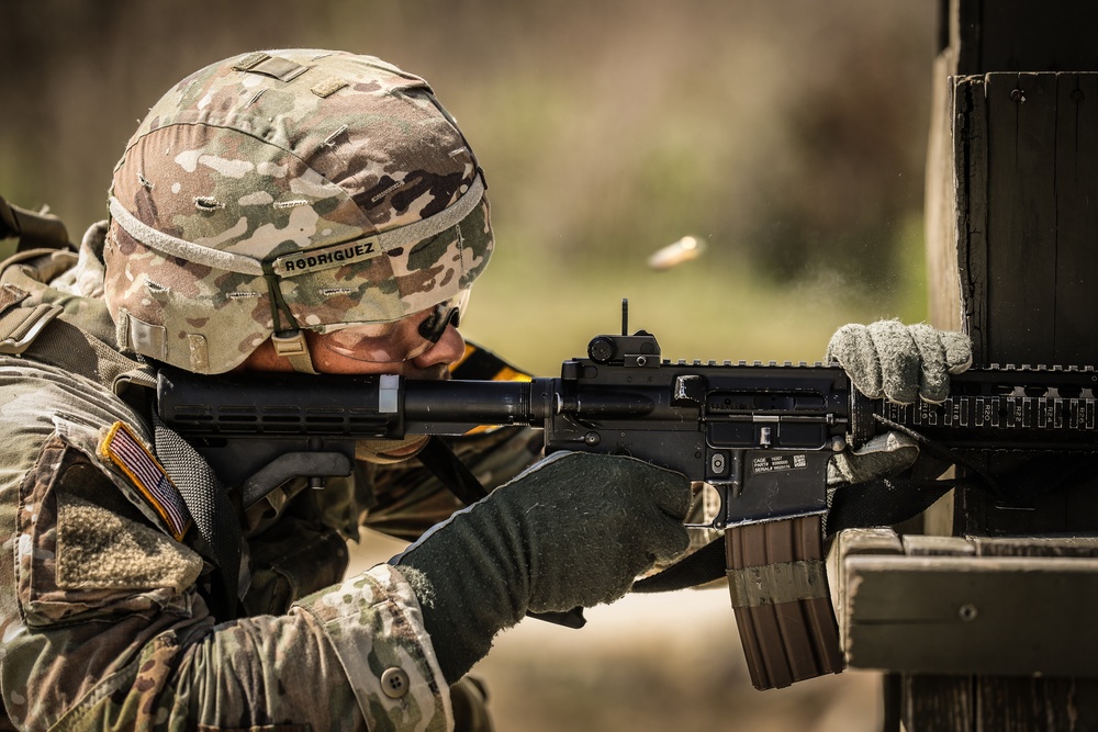 Soldiers compete in the III Armored Corps Best Squad Competition 2022