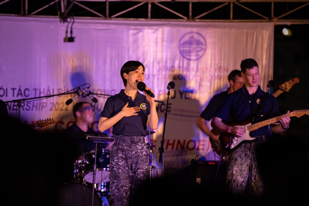 U.S. Pacific Fleet Band Performs During Pacific Partnership 2022 Host Nation Outreach Event in Vietnam