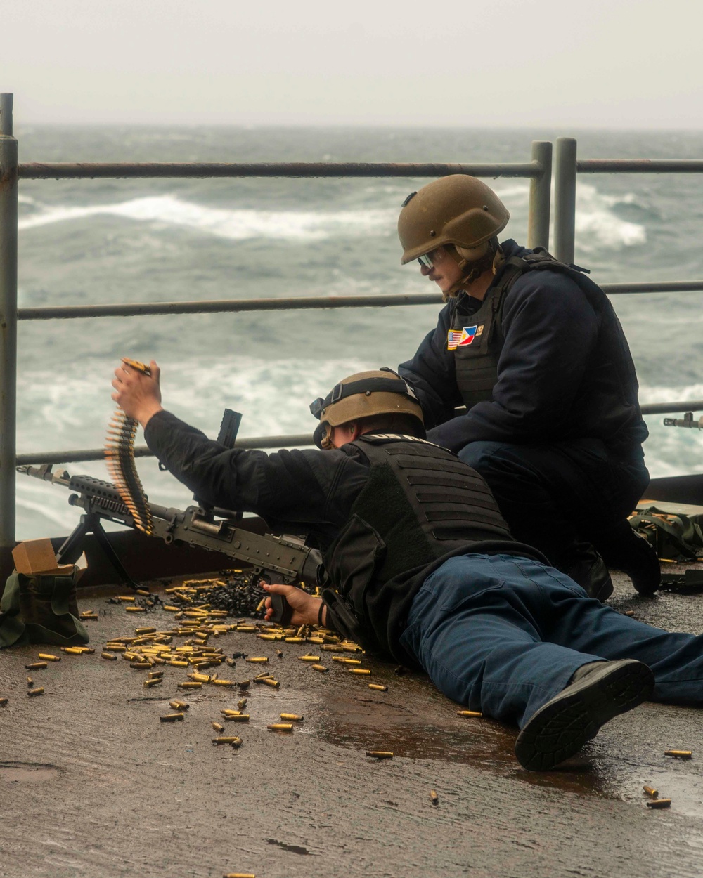 Sailors Conduct Live Fire Exercise