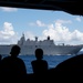 Abraham Lincoln Carrier Strike Group, Japan Maritime Self-Defense Force, Royal Australian Navy ships sail in formation