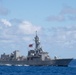 Abraham Lincoln Carrier Strike Group, Japan Maritime Self-Defense Force, Royal Australian Navy ships sail in formation