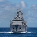 Abraham Lincoln Carrier Strike Group, Japan Maritime Self-Defense Force, Royal Australian Navy ships sail in formation