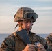 U.S. Marines conduct a range while underway aboard the USS Carter Hall