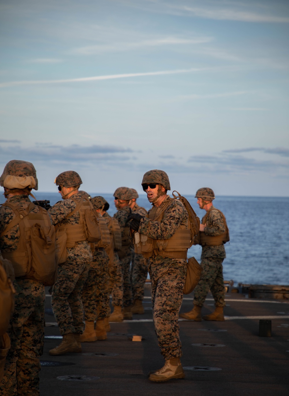 DVIDS - Images - U.S. Marines conduct a range while underway aboard the ...