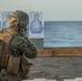 U.S. Marines conduct a range while underway aboard the USS Carter Hall