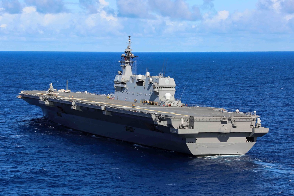 Abraham Lincoln Carrier Strike Group, Japan Maritime Self-Defense Force, Royan Australian Navy conduct Helicopter Visit, Board, Search, Seizure