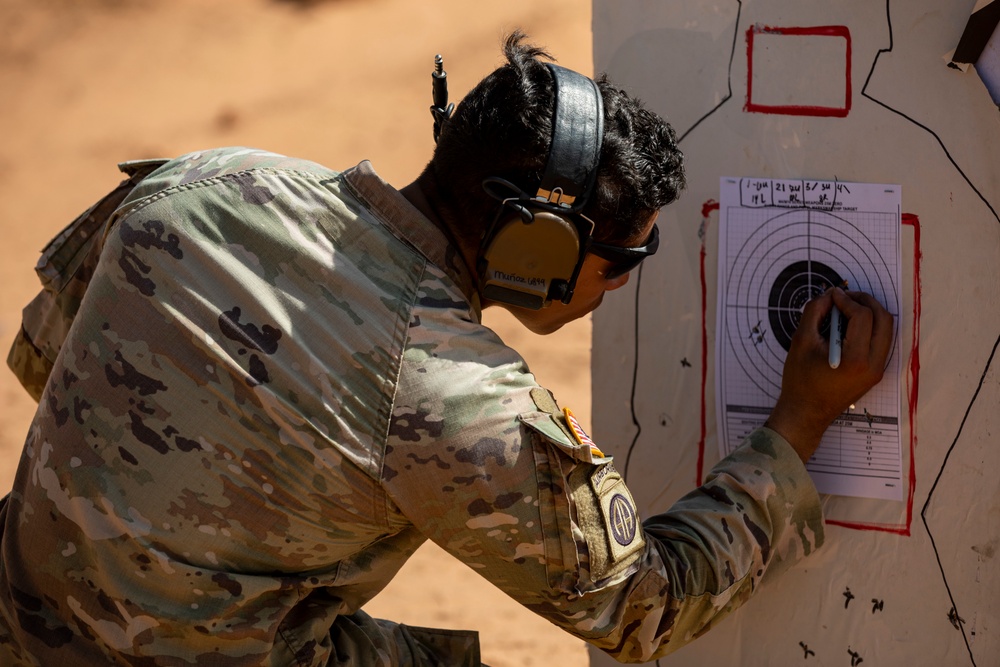 M-4 Carbine Marksmanship Range Training during African Lion 2022