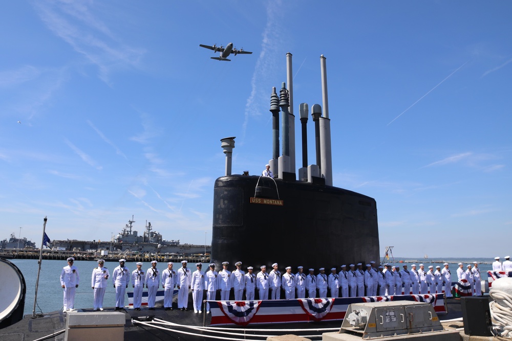 USS Montana (SSN 794) Commissioning