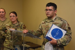 Zertuche observes medical group training