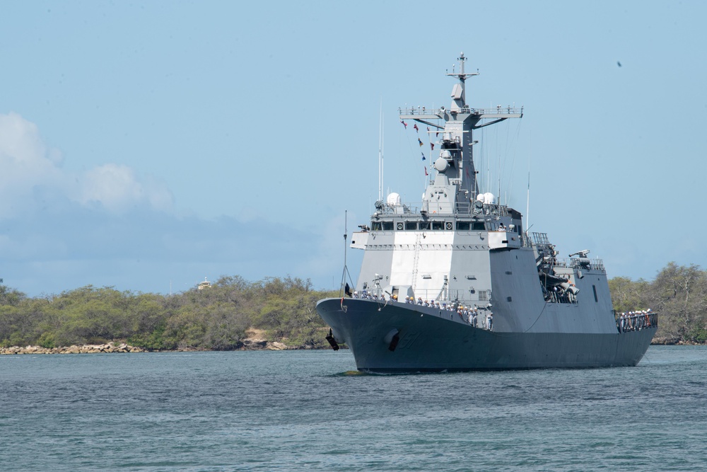 BRP Antonio Luna (FF 151) arrives at Pearl Harbor for RIMPAC 2022