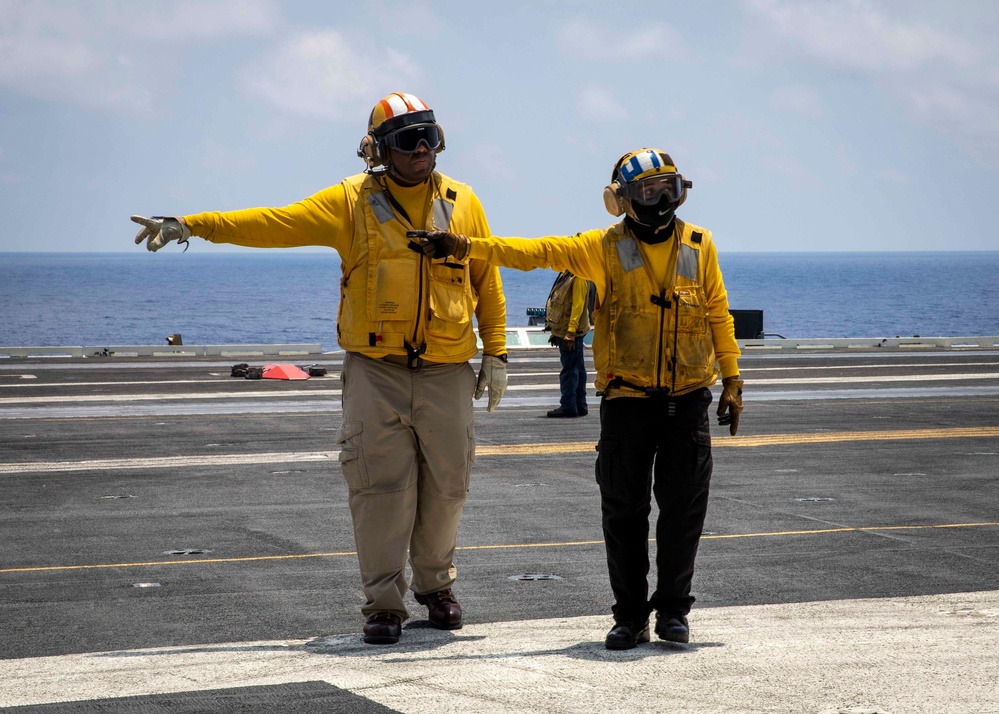 Flight Operations Aboard USS George H.W. Bush (CVN 77)