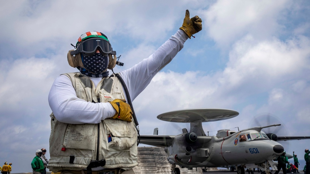 Flight Operations Aboard USS George H.W. Bush (CVN 77)