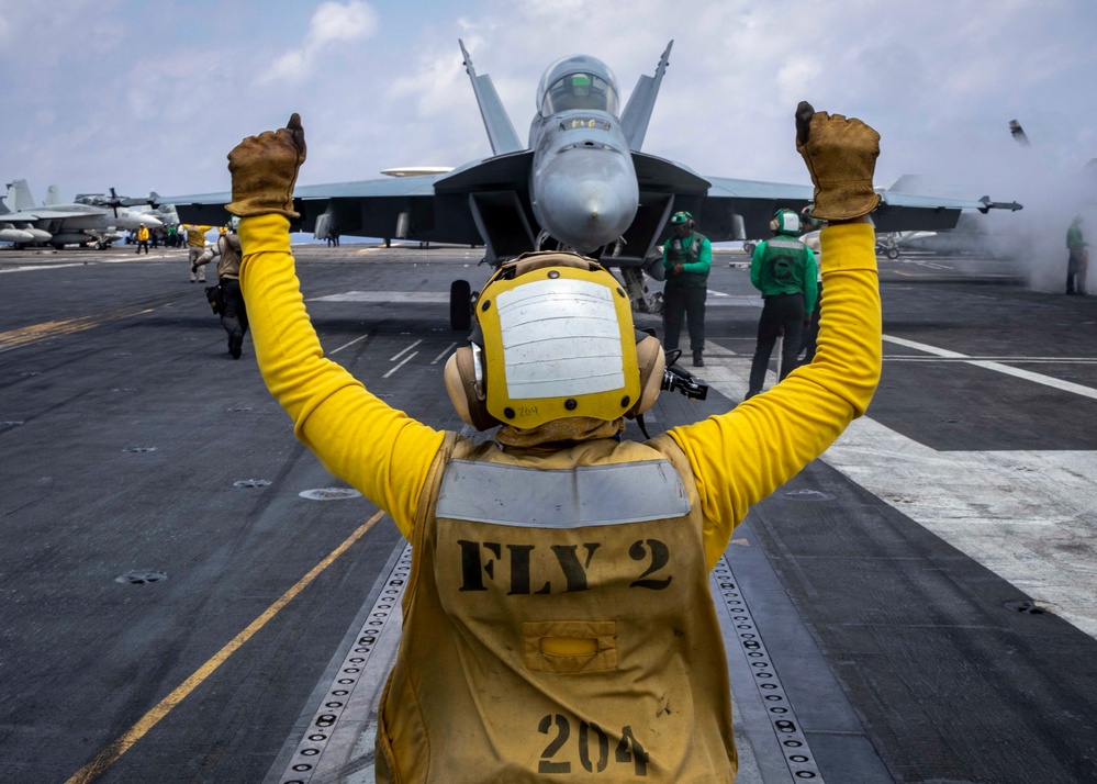 Flight Operations Aboard USS George H.W. Bush (CVN 77)