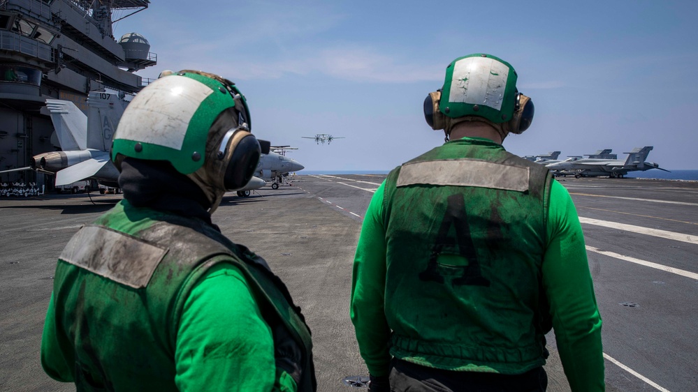 Flight Operations Aboard USS George H.W. Bush (CVN 77)