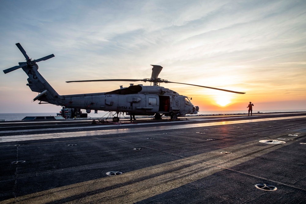 Flight Operations Aboard USS George H.W. Bush (CVN 77)