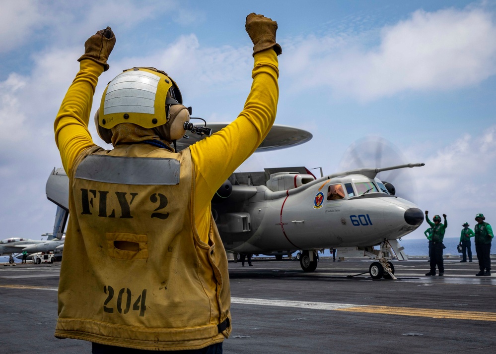 Flight Operations Aboard USS George H.W. Bush (CVN 77)