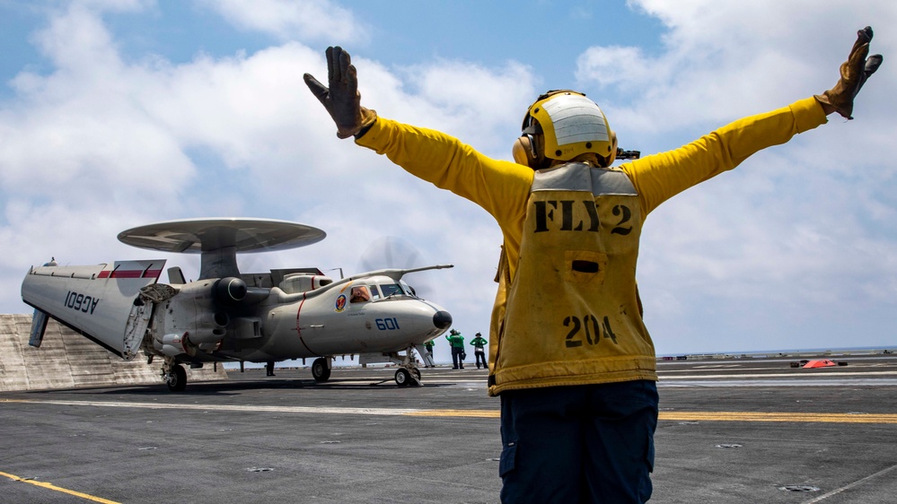 Flight Operations Aboard USS George H.W. Bush (CVN 77)