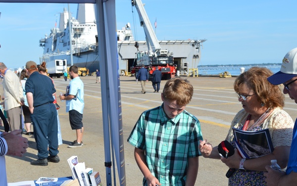 Naval History &amp; Heritage Command supports USS Montana (SSN-794) commissioning at Naval Station Norfolk