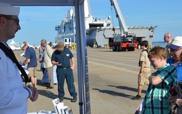 Naval History &amp; Heritage Command supports USS Montana (SSN-794) commissioning at Naval Station Norfolk