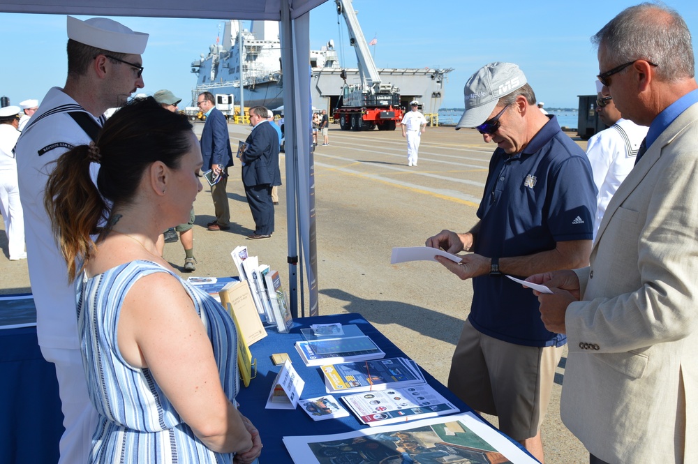 Naval History &amp; Heritage Command supports USS Montana (SSN-794) commissioning at Naval Station Norfolk