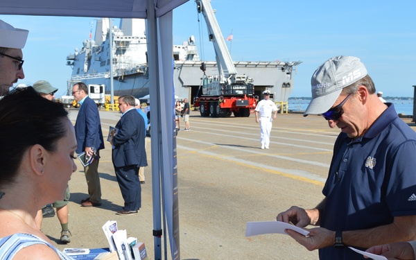 Naval History &amp; Heritage Command supports USS Montana (SSN-794) commissioning at Naval Station Norfolk