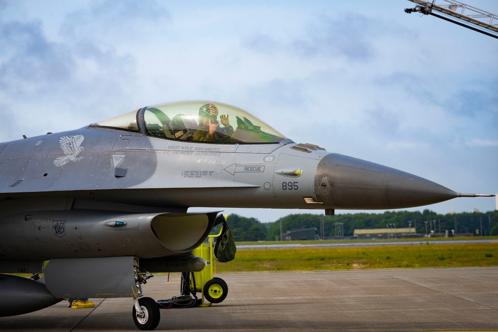 35th Fighter Wing Commander's Final Flight